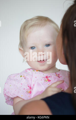 Porträt einer wunderschönen kleinen Mädchen close-up Stockfoto