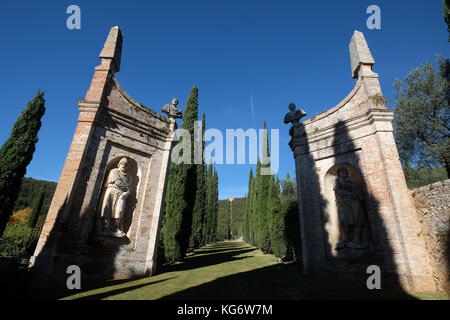 Zeitgenössische Bilder von Villa Cetinale, Siena Italien, Stockfoto