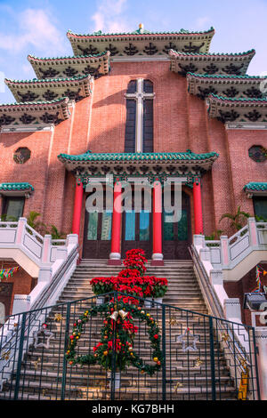 Der St. Maria Kirche, tai Road, Hong Kong Stockfoto