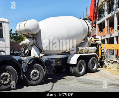 Betonmischer LKW Stockfoto
