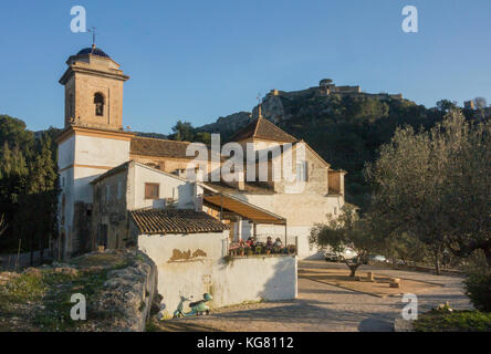 Ermita Sant Josep (st.joseph Hermitage), Xativa (jativa), Valencia, Spanien Stockfoto