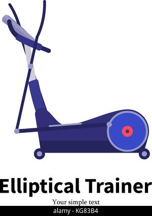 Vector Illustration cartoon Elliptical Trainer Stock Vektor