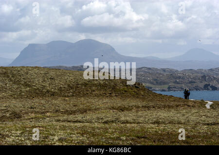 Die karge Landschaft der bewohnten Handa Island ist von Dr. Jean Balfore besessen, und von der Scottish Wildlife Trust im Nordwesten von Schottland, Brit verwaltet Stockfoto