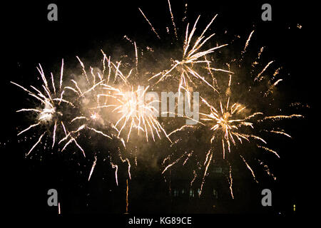 Alexandra Palace. nördlich von London, UK. 4 Nov, 2017. Das jährliche Feuerwerk im Alexandra Palace im Norden von London. die Gutschrift: dinendra Haria/alamy leben Nachrichten Stockfoto