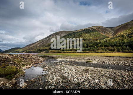 Ein kleiner Bach fließt in thirlmere im Lake District National Park Stockfoto