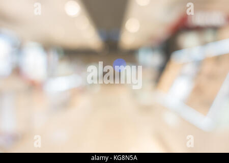 Unscharfe, defokussierten Convenience Store, Lifestyle Shopping Konzept Stockfoto