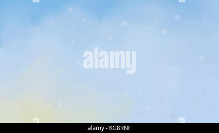 Handgemalten blauen Himmel Hintergrund mit Bokeh (abstrakte Malerei) Stockfoto