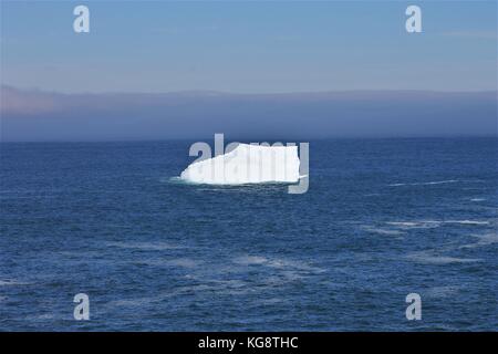 Eisberg im Atlantischen Ozean, Logie Bay-Middle Cove-Outer Cove, Neufundland Labrador Stockfoto