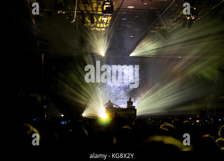 Iceland Airwaves 2017 Konzert Harpa Stockfoto