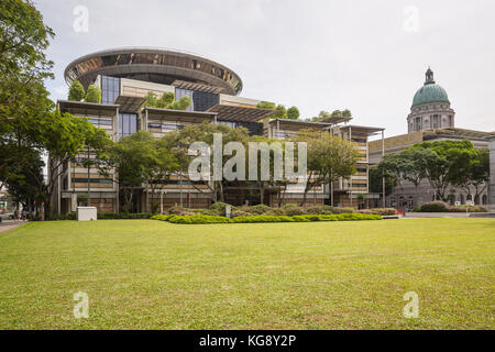 Der oberste Gerichtshof in Singapur in Asien Stockfoto