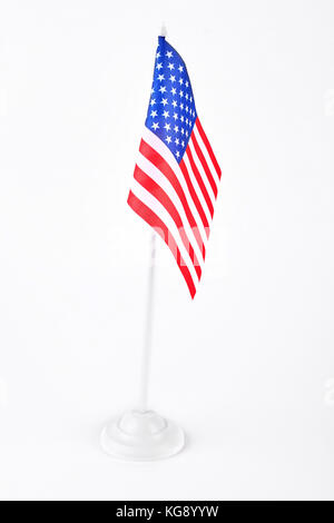 Kleine cocktail Flaggen der USA. Stockfoto