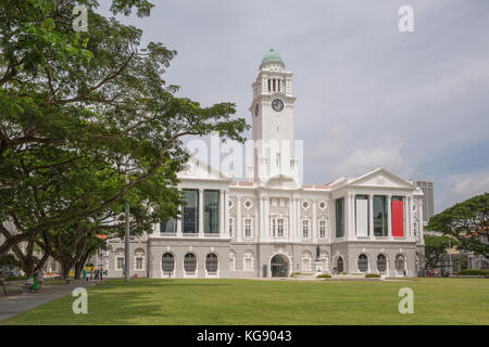 Alte victoria hall Gebäude aus der Kolonialzeit in Singapur in Asien Stockfoto