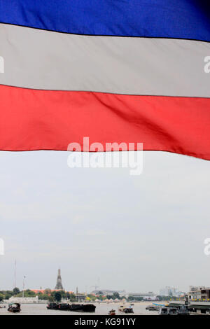 Thailändische Flagge Stockfoto