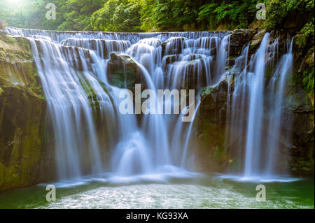 Shifen Wasserfall in der neuen Stadt Taipei Stockfoto