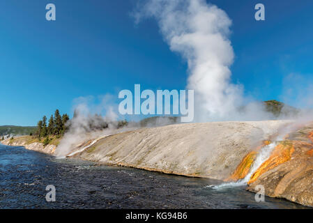 Yellowstone-Nationalpark Stockfoto