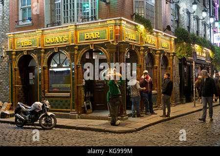 The Quays Bar, Temple Bar, Dublin, Irland Stockfoto