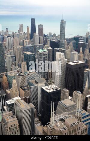 Skyline von Chicago Stockfoto