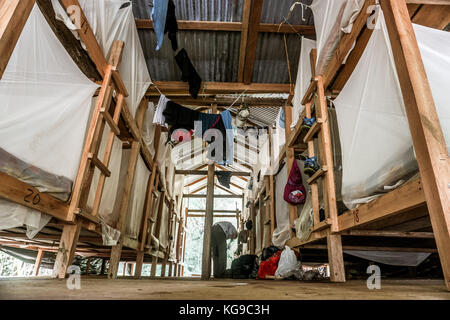 Die 3. Nacht camp site Stockfoto