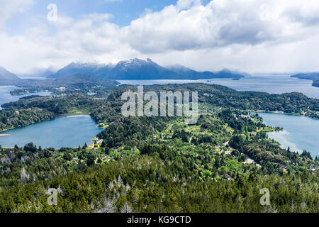 Eine Wanderung auf den Cerro Campanario Stockfoto