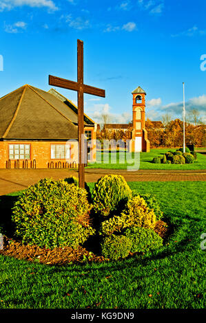 Hl. Franz von Assisi Kirche, Ingleby Barwick, Thornaby auf T-Stücke Stockfoto