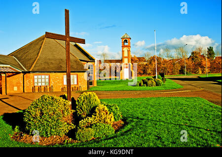 Hl. Franz von Assisi Kirche, Ingleby Barwick, Thornaby auf T-Stücke Stockfoto