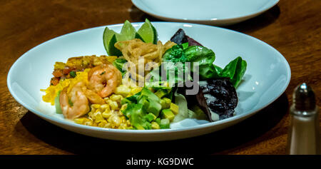 Shrimps-Salat Stockfoto