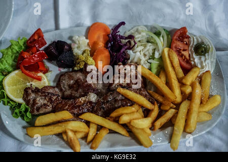 Unser Abendessen Stockfoto