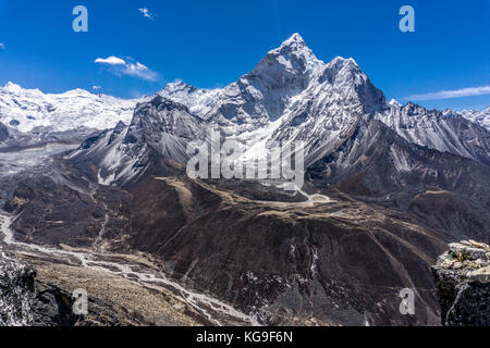 Tag 6 von EBC Trek: Wanderung zum nagarjun Hill Stockfoto