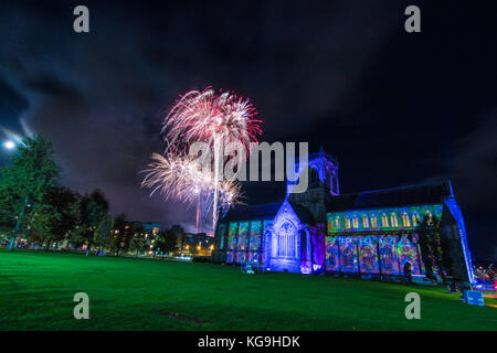 Paisley Feuerwerk spektakuläre 2017 Stockfoto