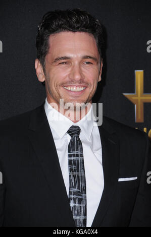 Beverly Hills, CA, USA. November 2017. November 2017: Beverly Hills, Kalifornien: James Franco. Die 21. Jährlichen "Hollywood Film Awards" im Beverly Hilton Hotel in Beverly Hills. Foto: Birdie Thompson/Admedia Stockfoto