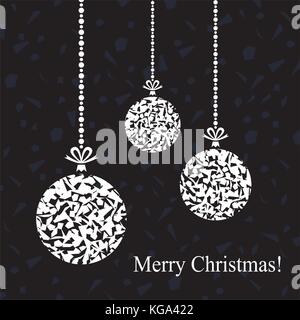 Vektorgrafiken Hintergrund mit stilisierten Kugeln Stock Vektor