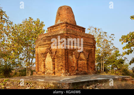 Bei dem Tempel Pagode, Sri Ksetra (Thayekhittaya), Myanmar, Birma, Südostasien Stockfoto