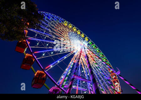 Great Big Wheel Riesenrad an der Minnesota State Fair. Eines der höchsten Reisen riesige Riesenräder in Nordamerika. In der Nethe hergestellt Stockfoto