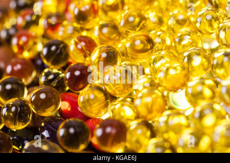 Streuung der Kapseln und Tabletten