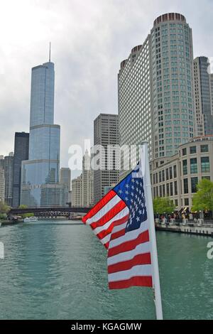 Skyline von Chicago Stockfoto