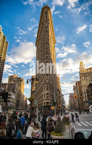 Flat Iron Building, Manhattan, New York Stockfoto