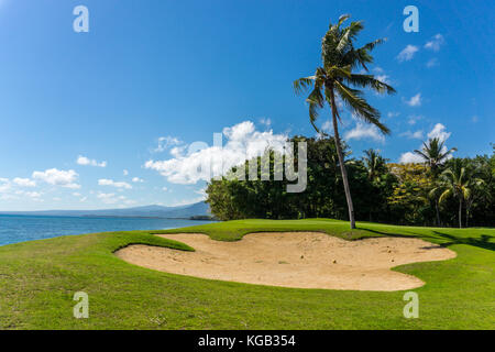 Schickes 5-Sterne-Hotel an Sira Strand Stockfoto