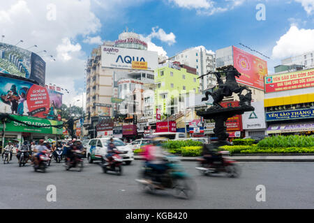 Vietnam Kreuzung Stockfoto