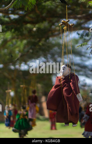 Bagan, Myanmar Pagoden (Tempel) - Puppen Stockfoto