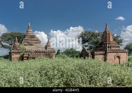 Bagan, Myanmar Pagoden (Tempel) Stockfoto