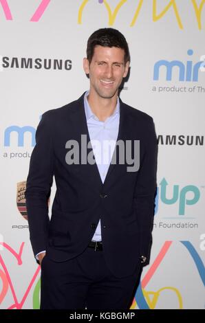 Novak Djokovic  bei Ankunft für Goldie's Love in for Kids, Ron Burkle's Green Acres Estate, Beverly Hills, CA 3. November 2017. Foto: Priscilla Grant/Everett Collection Stockfoto