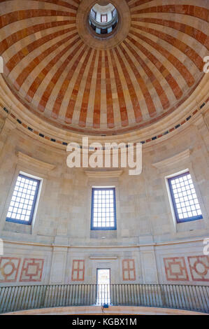 Decke und Kuppel der nationalen Pantheon Stockfoto