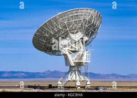 Radioteleskop, National Radio Astronomy Observatory (Nrao) Sehr große Array (VLA), in der Nähe von Magdalena, New Mexiko USA Stockfoto