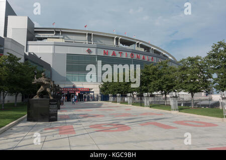 Home Plate Eingang Nationals Park, der Heimat der Washington Nationals, Washington DC, USA. Stockfoto