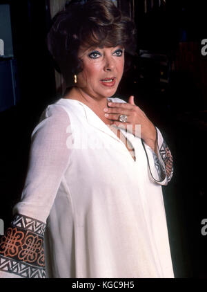 Elizabeth Taylor in Bel Air, CA, Diamond Ring Stockfoto