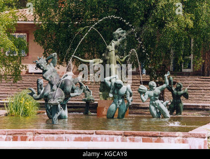 Milles gården in Stockholm Lidingö 2003 ein Open Air Museum mit Skulpturen von Carl Milles schwedische Skulptur Stockfoto