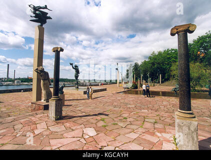 Milles gården in Stockholm Lidingö 2003 ein Open Air Museum mit Skulpturen von Carl Milles schwedische Skulptur Stockfoto