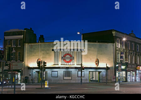 U-Bahn-Station Balham, London Stockfoto