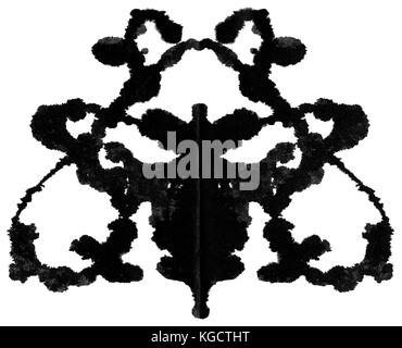 Ink blot für psychiatrische Auswertungen. Stockfoto