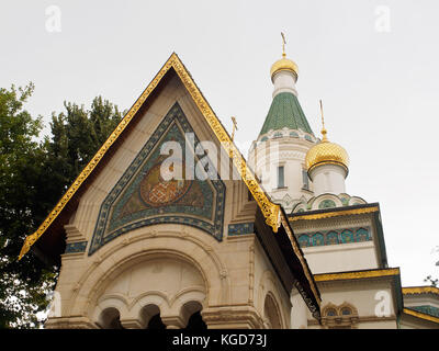 Kirche des Heiligen Nikolaus das Wunder-maker in Sofia, Bulgarien. Stockfoto